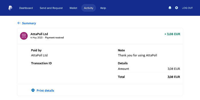 attapoll payment proof
